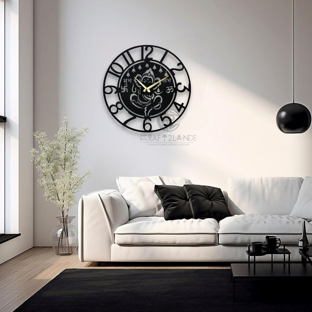Divine Ganesh Ji Wall Clock