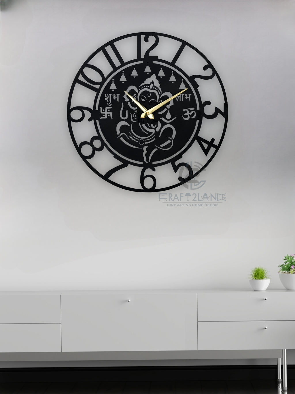 Divine Ganesh Ji Wall Clock