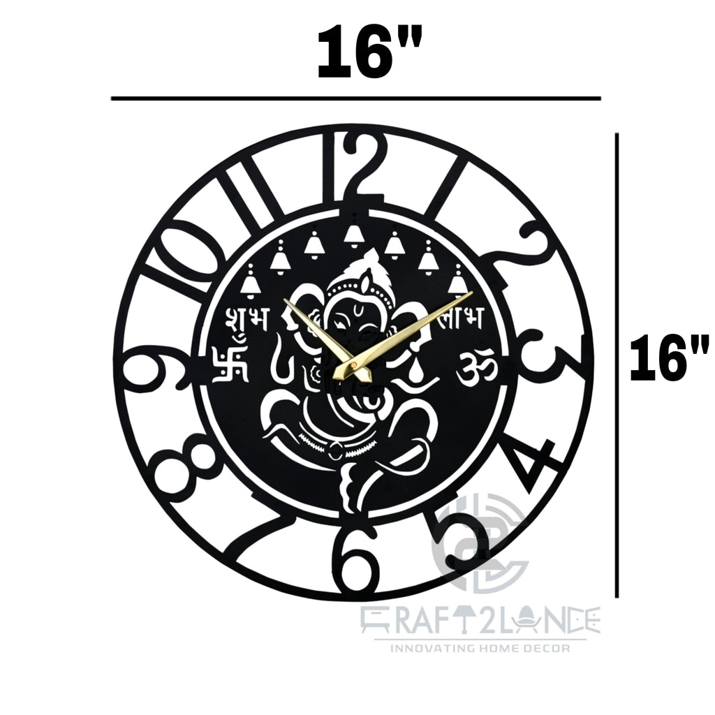 Divine Ganesh Ji Wall Clock