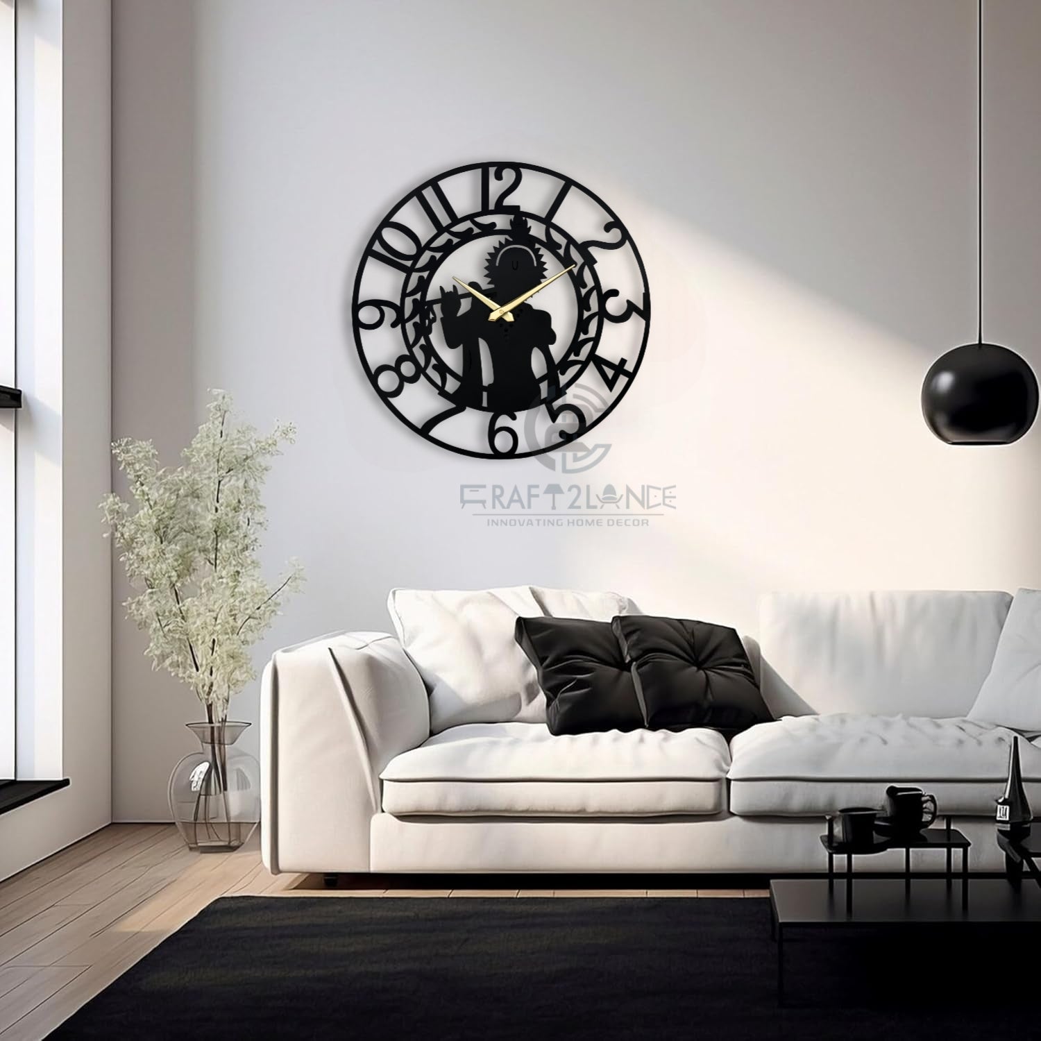 Divine Krishna Ji Wall Clock