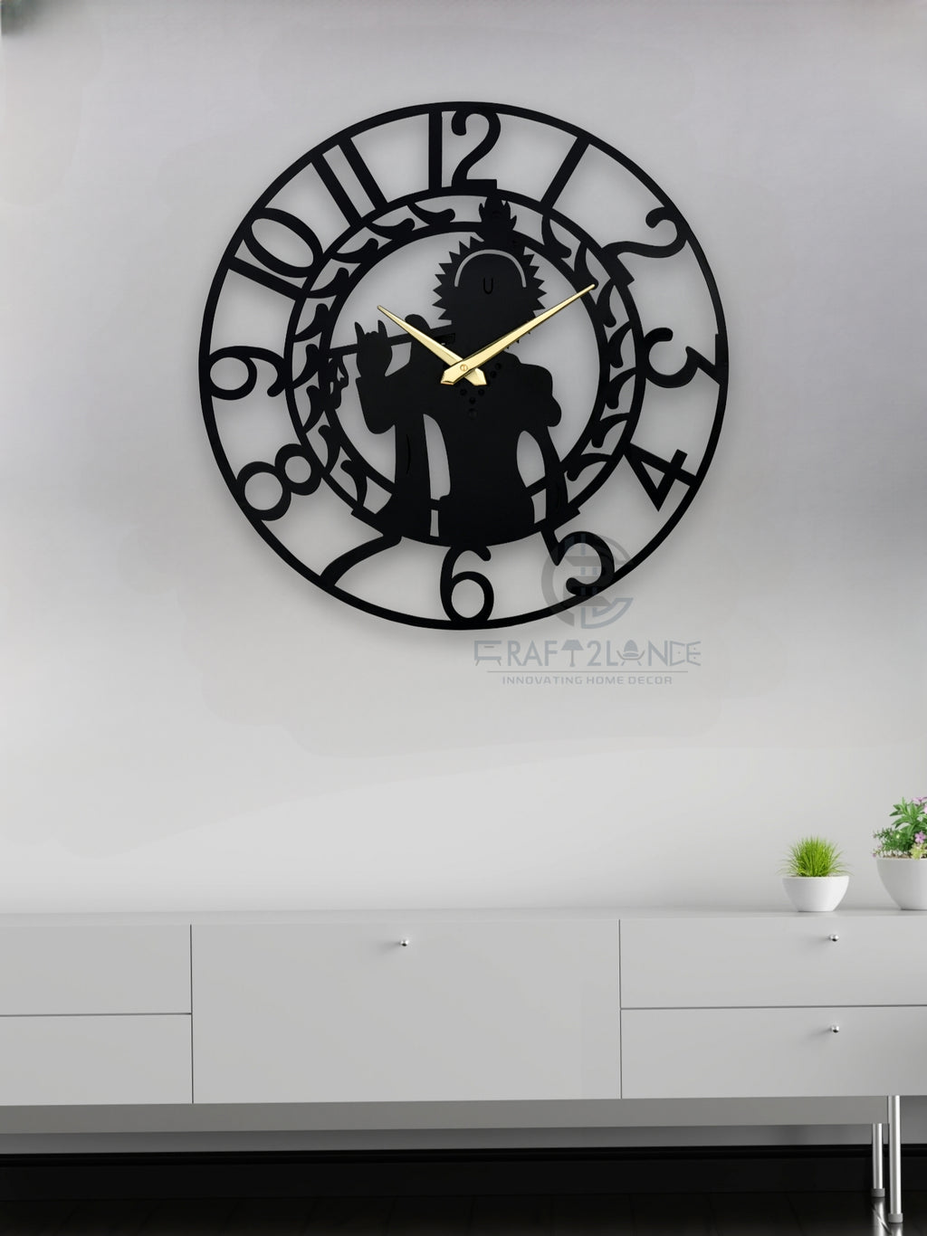 Divine Krishna Ji Wall Clock