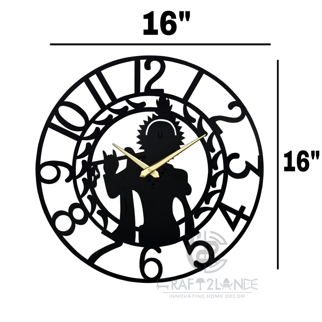 Divine Krishna Ji Wall Clock